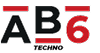Logo ab6 techno coloré